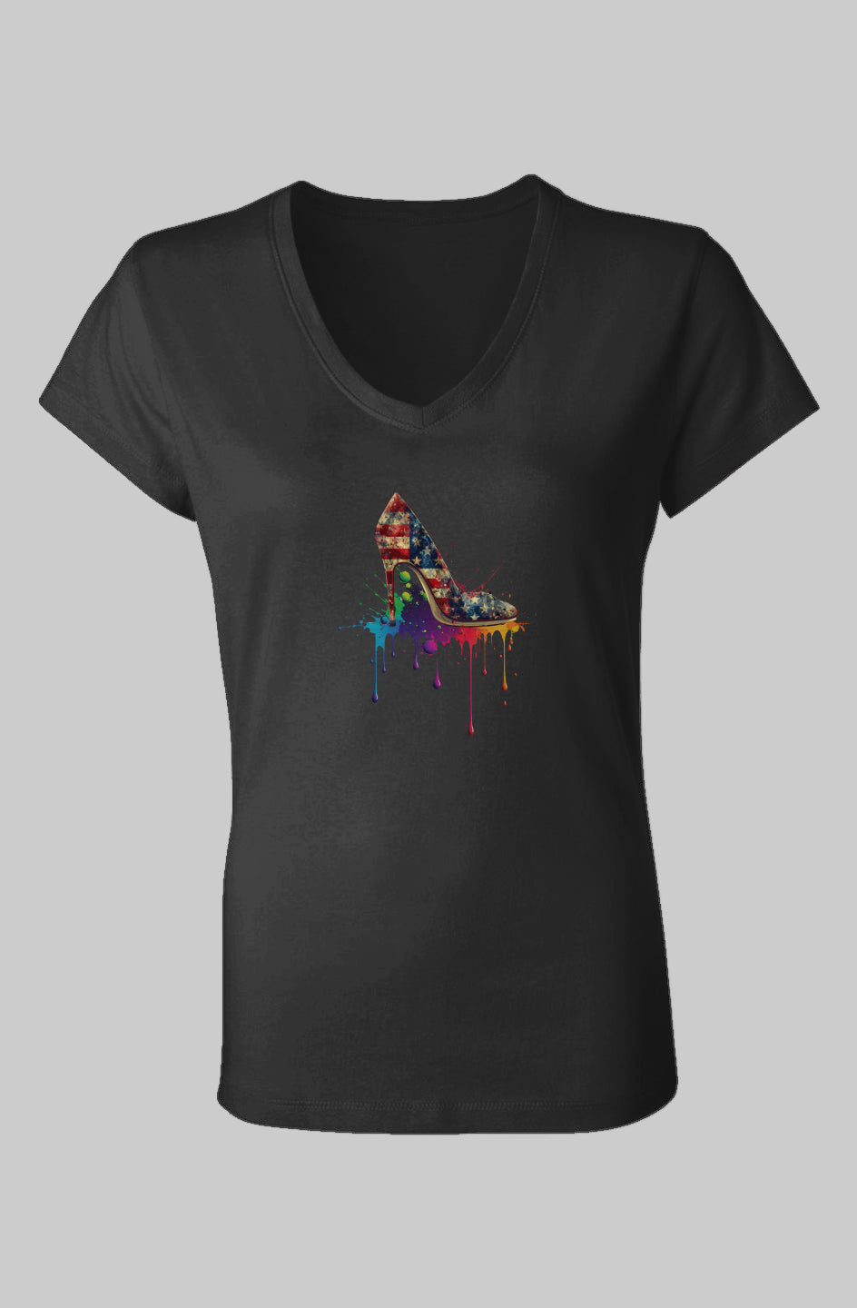 Women's V-neck
Women's T-shirt
Fitted
Flattering
Soft
Lightweight
Breathable
Versatile
Casual
Stylish