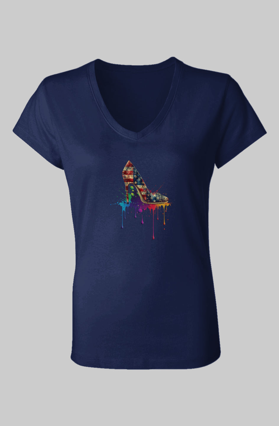 Women's V-neck
Women's T-shirt
Fitted
Flattering
Soft
Lightweight
Breathable
Versatile
Casual
Stylish