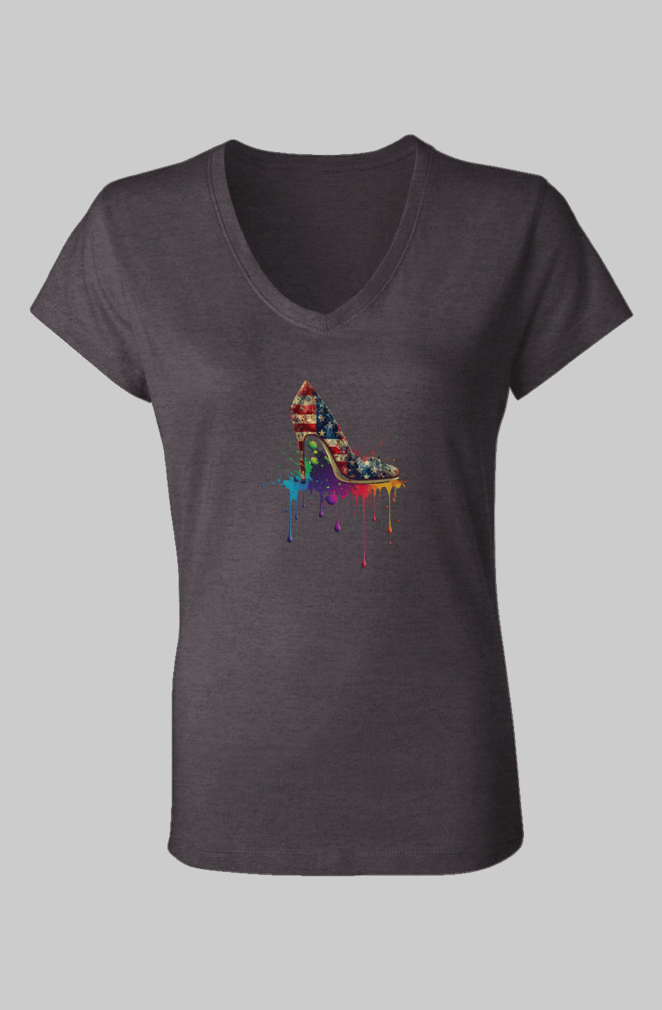 Women's V-neck
Women's T-shirt
Fitted
Flattering
Soft
Lightweight
Breathable
Versatile
Casual
Stylish