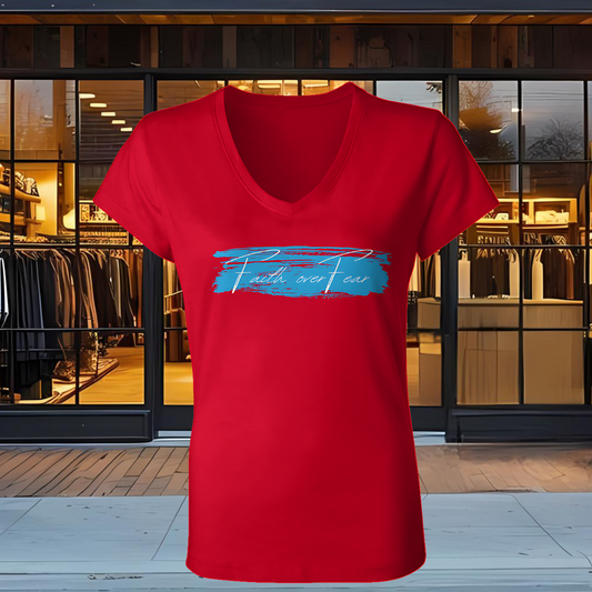 Women's V-neck
Women's T-shirt
Fitted
Flattering
Soft
Lightweight
Breathable
Versatile
Casual
Stylish